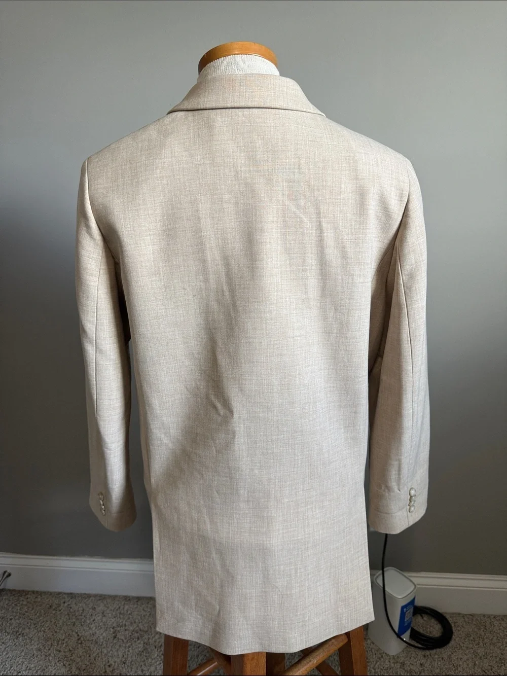 Wilfred Aritzia - Cherrelle Blazer - Heather Oat Beige - Size 6 - Good Condition